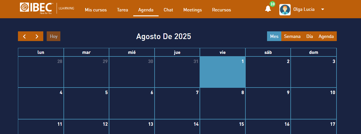 Agenda y Calendario