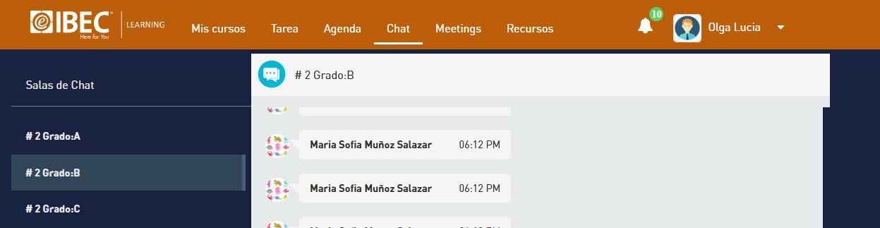 Chat Docente-Estudiante