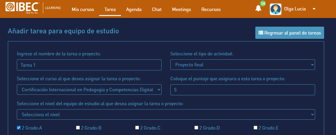 Evaluaciones y Tareas